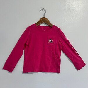 Vineyard Vines Pink Christmas Elf Shirt